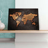 Rustic World Map 11 x 14 Canvas Set (Free Shipping) - FanaticPrintz