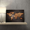 Rustic World Map 11 x 14 Canvas Set (Free Shipping) - FanaticPrintz