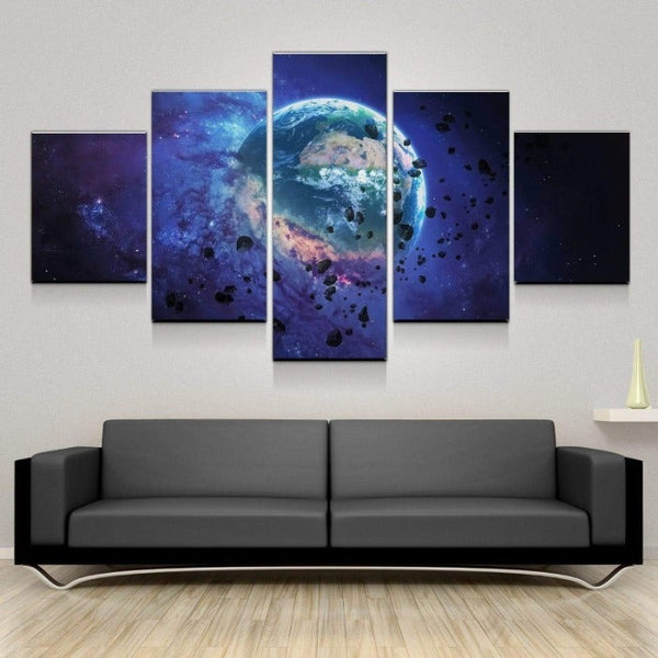 Sci Fi Earth Canvas Art