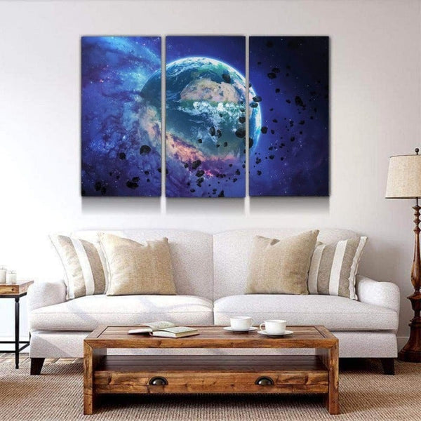 Sci Fi Earth Canvas Art