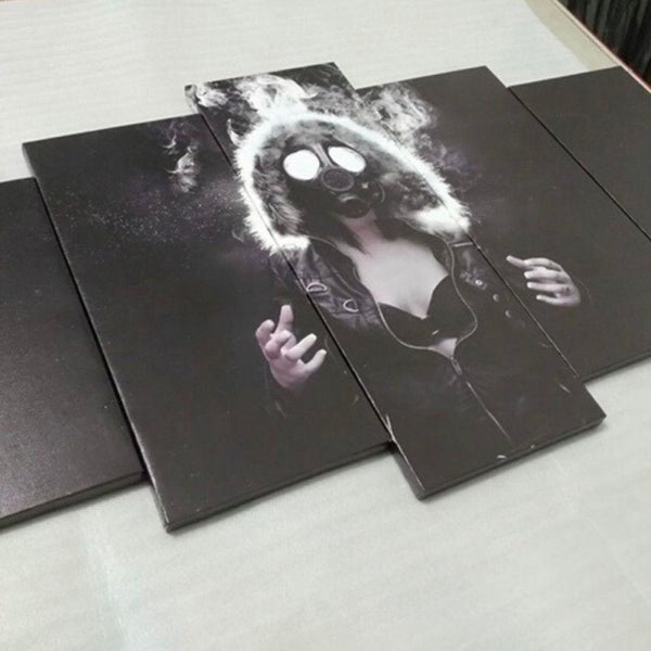 Sci Fi Gas Mask Canvas Set