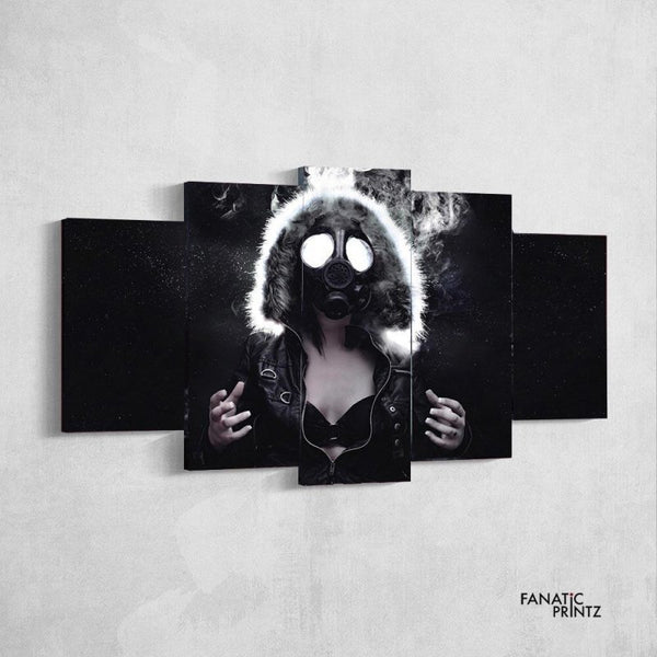 Sci Fi Gas Mask Canvas Set