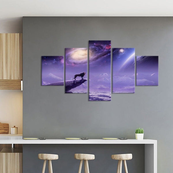 Sci Fi Lion King Canvas Set