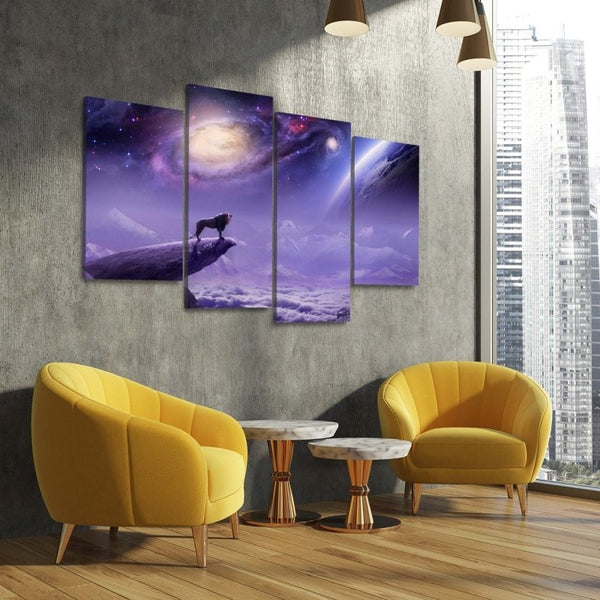 Sci Fi Lion King Canvas Set
