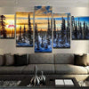 Screaming Sun Earth Canvas Set