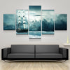 Ship At Sea Canvas Art