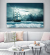 Ship At Sea Canvas Art