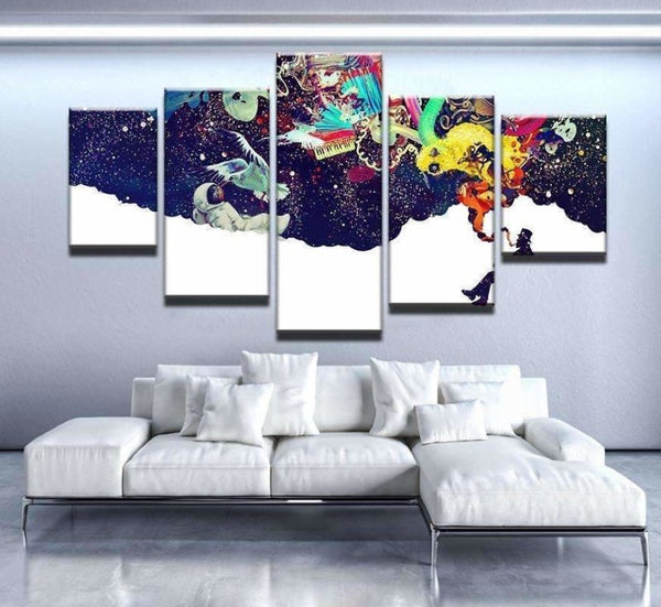 SMOKING AND IMAGINING Wall Art