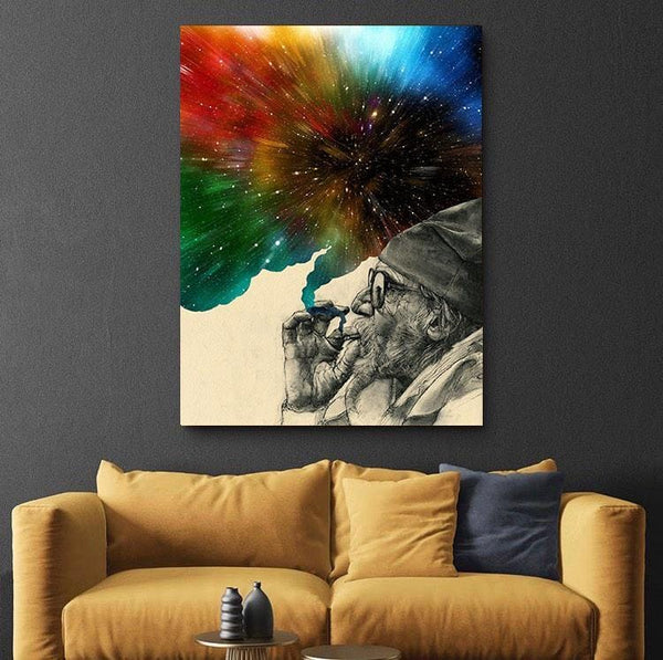 Smoke And Smoke Again Canvas Art