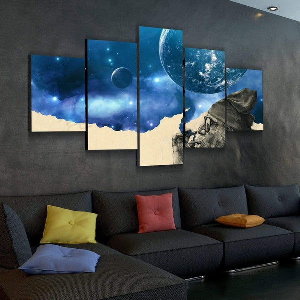 Smokes & Planets Canvas Set