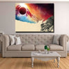 Colorful Smoke and Thinking Canvas Set