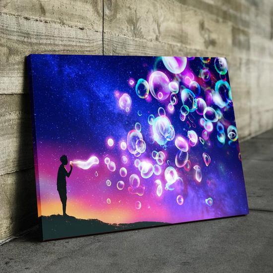 Space Bubbles Canvas Set