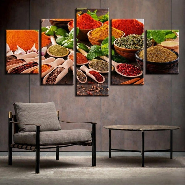 Spices For Life Canvas Art