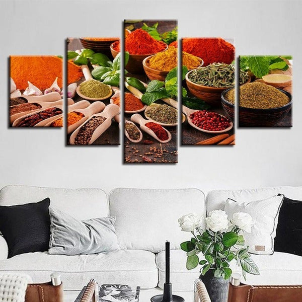 Spices For Life Canvas Art