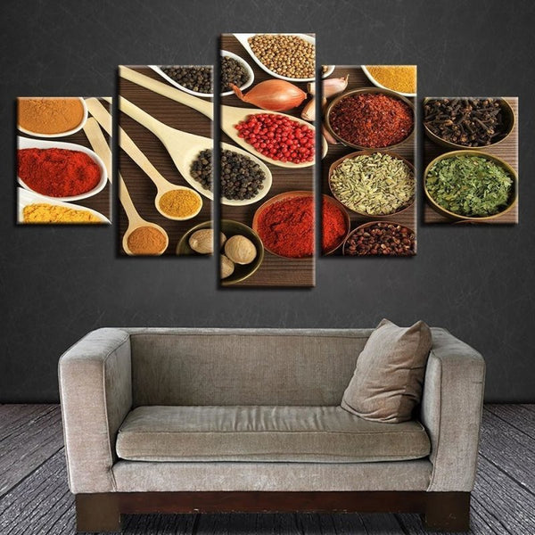 Spicey Spices Canvas Art