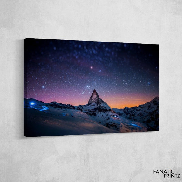 Starry Mountain Canvas Set - FanaticPrintz