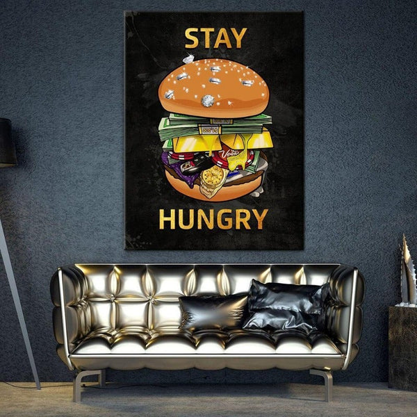 Stay Hungry Canvas