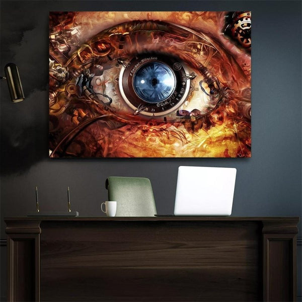 Steampunk Eye Canvas Set