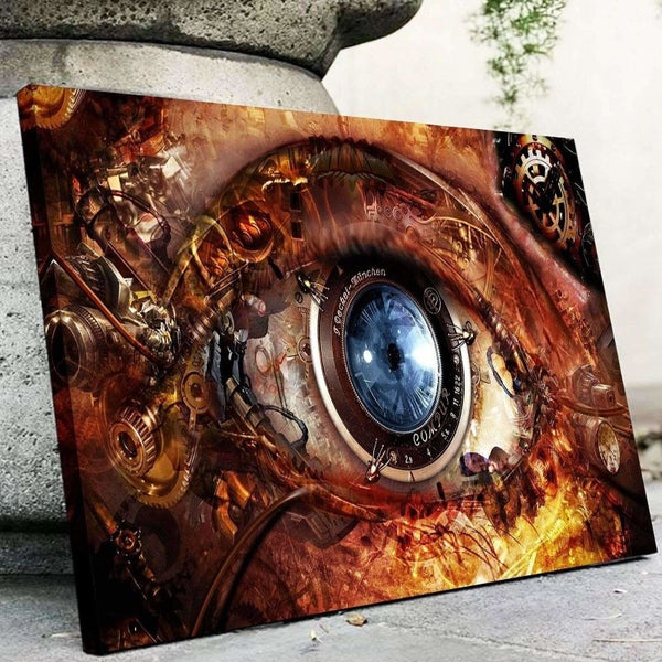 Steampunk Eye Canvas Set