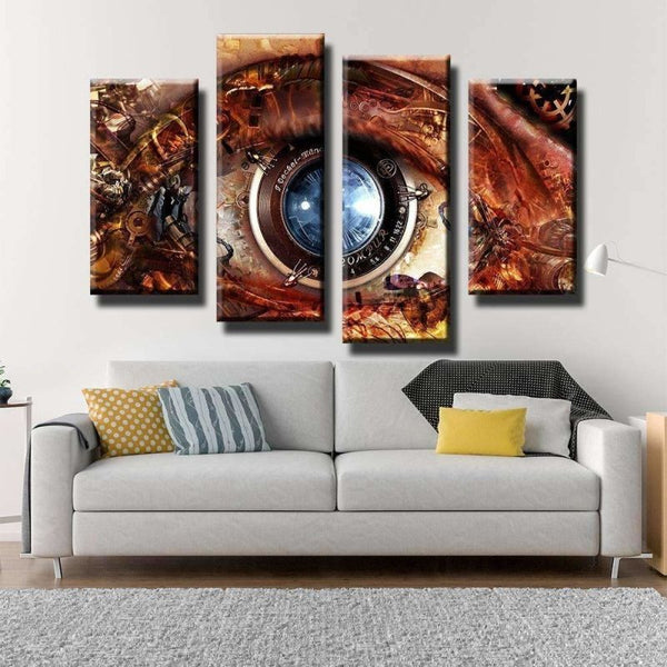 Steampunk Eye Canvas Set