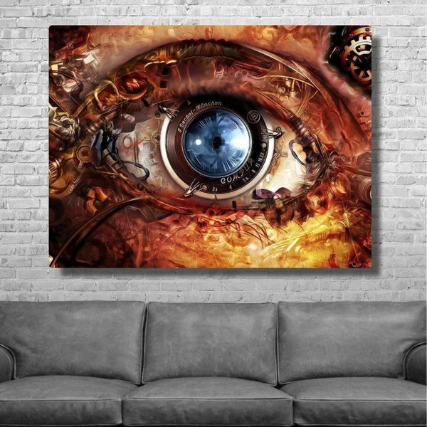 Steampunk Eye Canvas Set