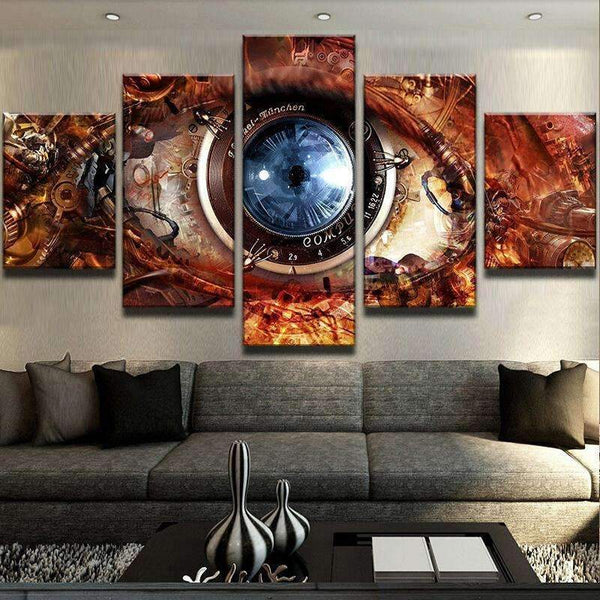 Steampunk Eye Canvas Set