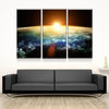 Sunset From Outer Space Canvas Set - FanaticPrintz