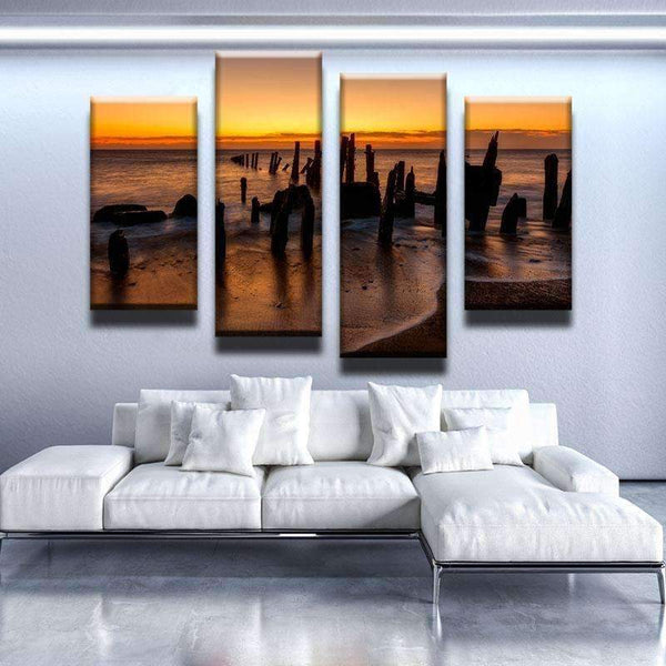 Sunset Rock Canvas Set