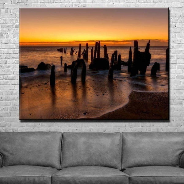 Sunset Rock Canvas Set