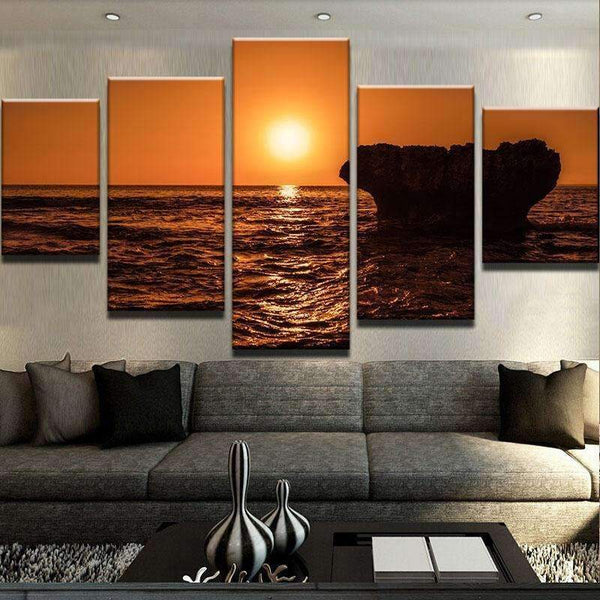 Sunset Rock Canvas Set