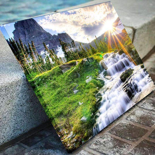 Sunset Waterfall Canvas Set