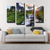 Sunset Waterfall Canvas Set