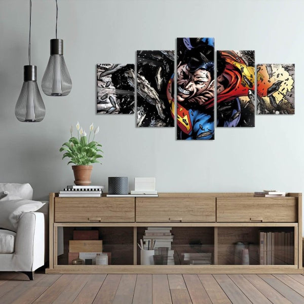 Superman Comic Canvas Set