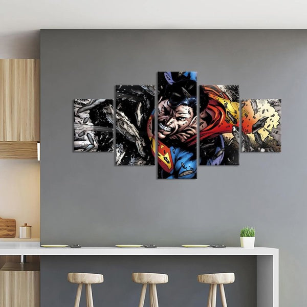 Superman Comic Canvas Set