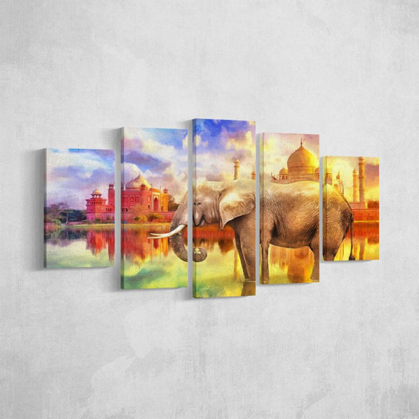 Taj Mahal Elephant Symbol - FanaticPrintz