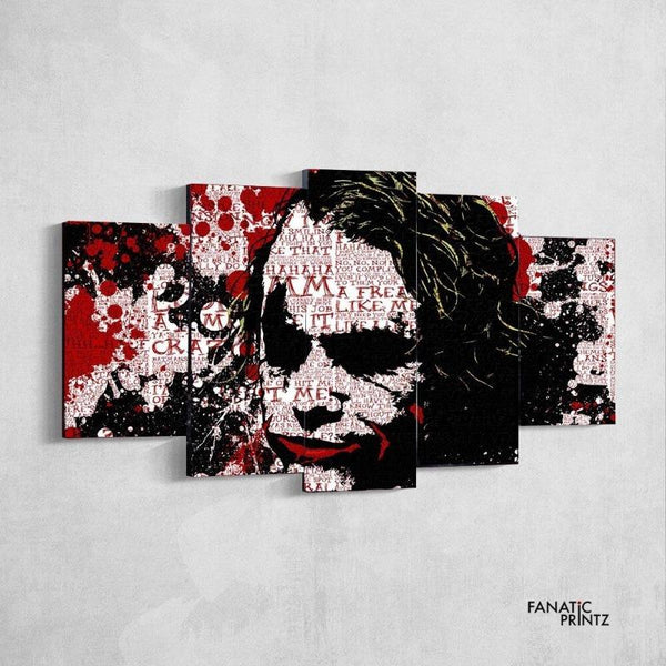 The Joker - Why So Serious Canvas Set