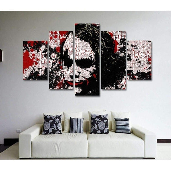The Joker - Why So Serious Canvas Set