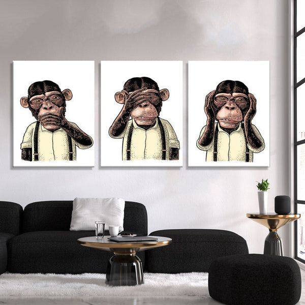 The Wise Monkeys - FanaticPrintz