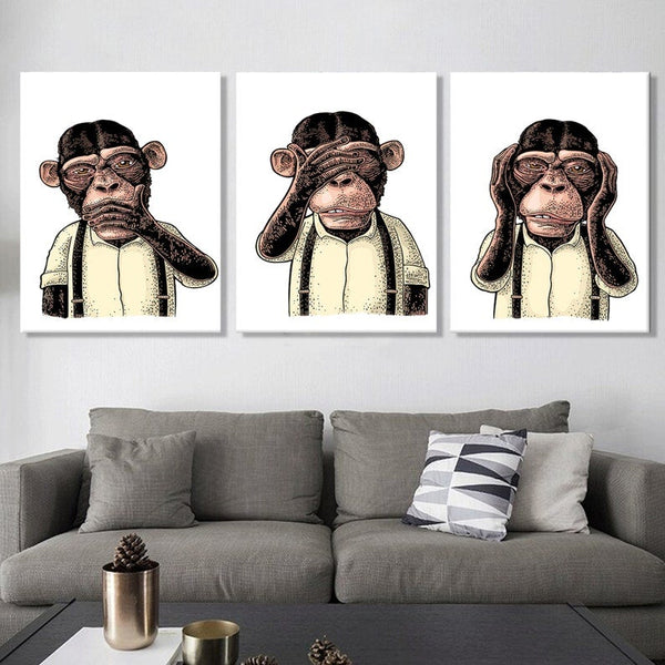 The Wise Monkeys - FanaticPrintz