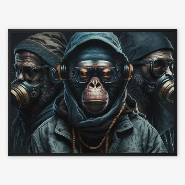 Three Wise Badass Monkeys - FanaticPrintz