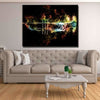 Trumpet Flames Canvas Set
