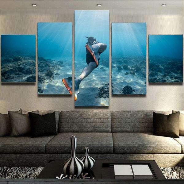 Under Water Canvas Set