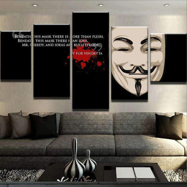 V For Vendetta - Bulletproof Canvas Set
