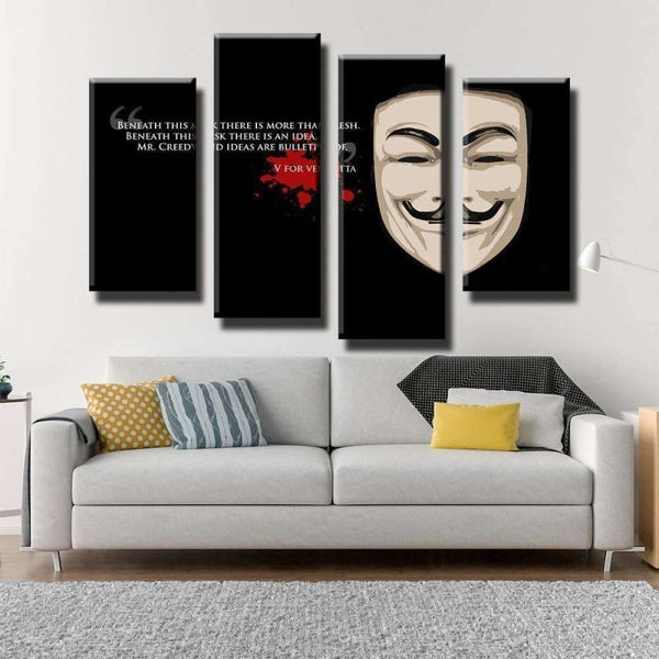 V For Vendetta - Bulletproof Canvas Set