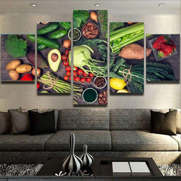 Vegetables Canvas Set