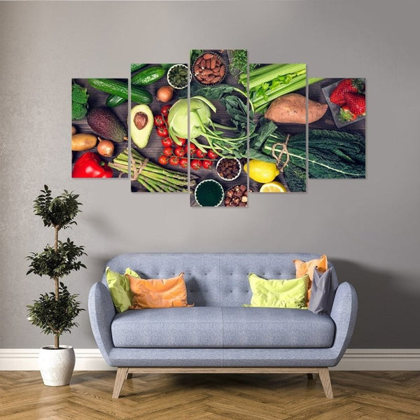 Vegetables Canvas Set