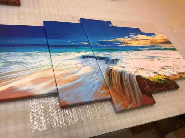 Waterfall Beach Canvas Set