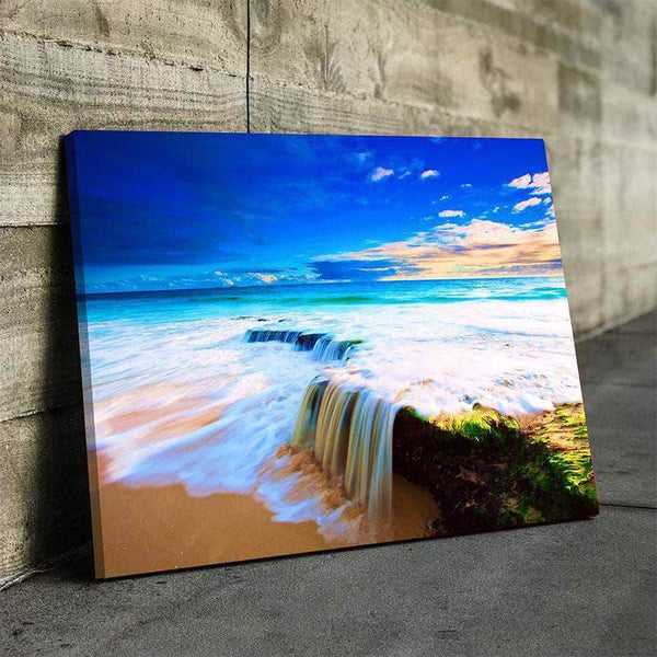 Waterfall Beach Canvas Set