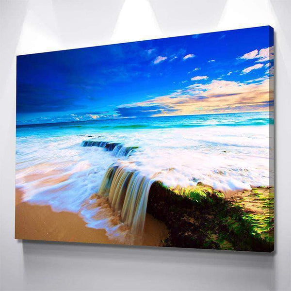 Waterfall Beach Canvas Set