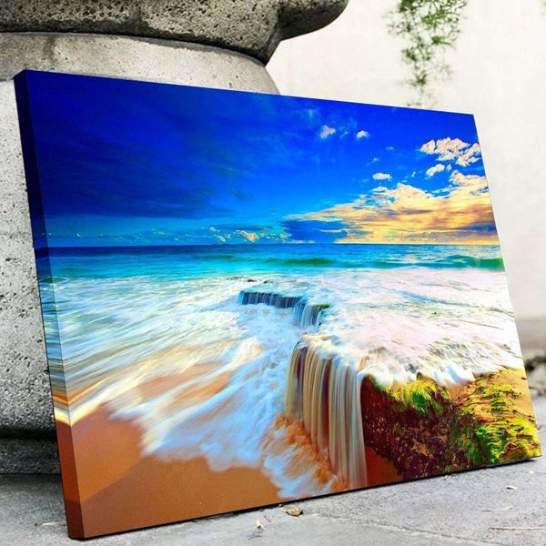 Waterfall Beach Canvas Set